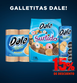 Tienda - Galletitas Dale! 15%